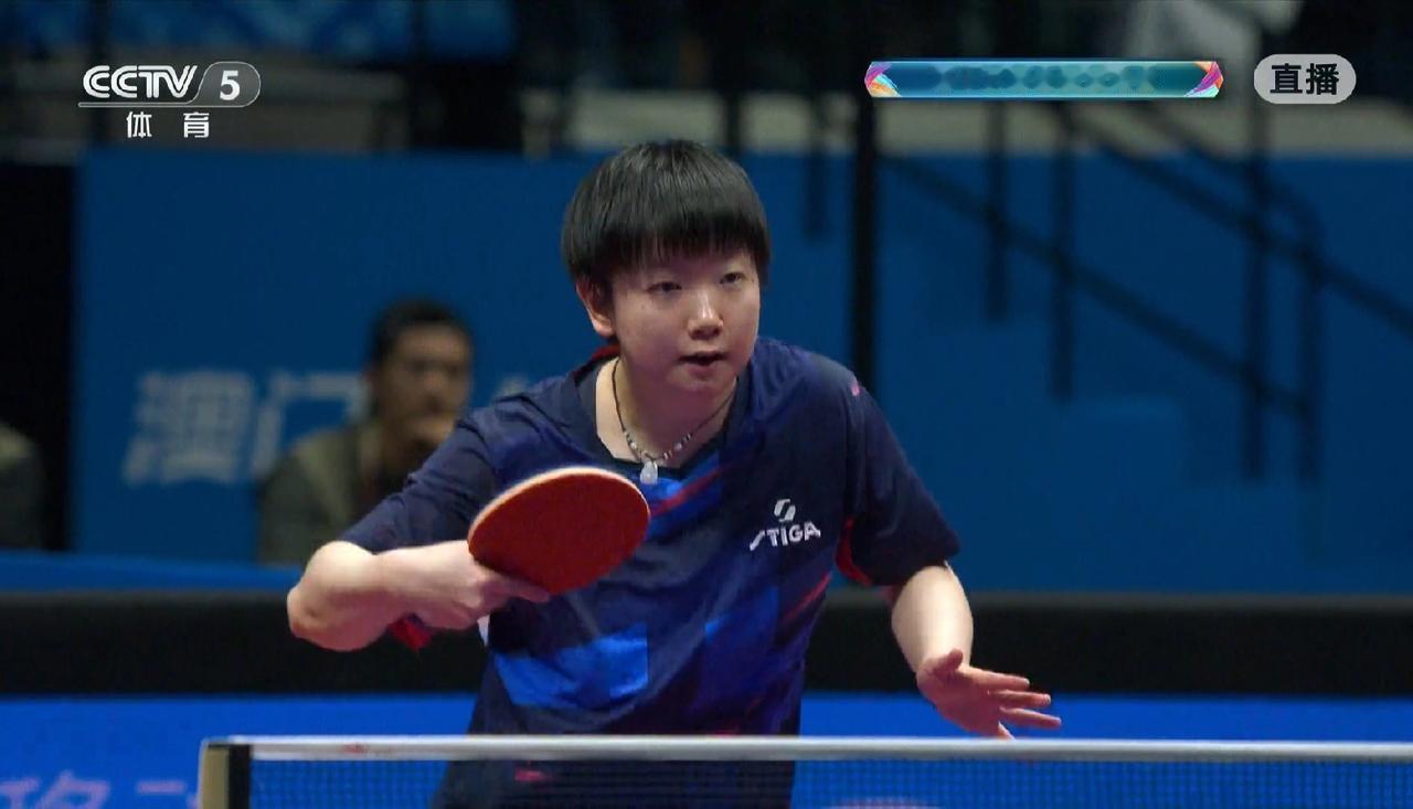 孙颖莎第四盘连追两个局点，最终以13:11拿下第四盘，现在大比分已经3:1遥遥领