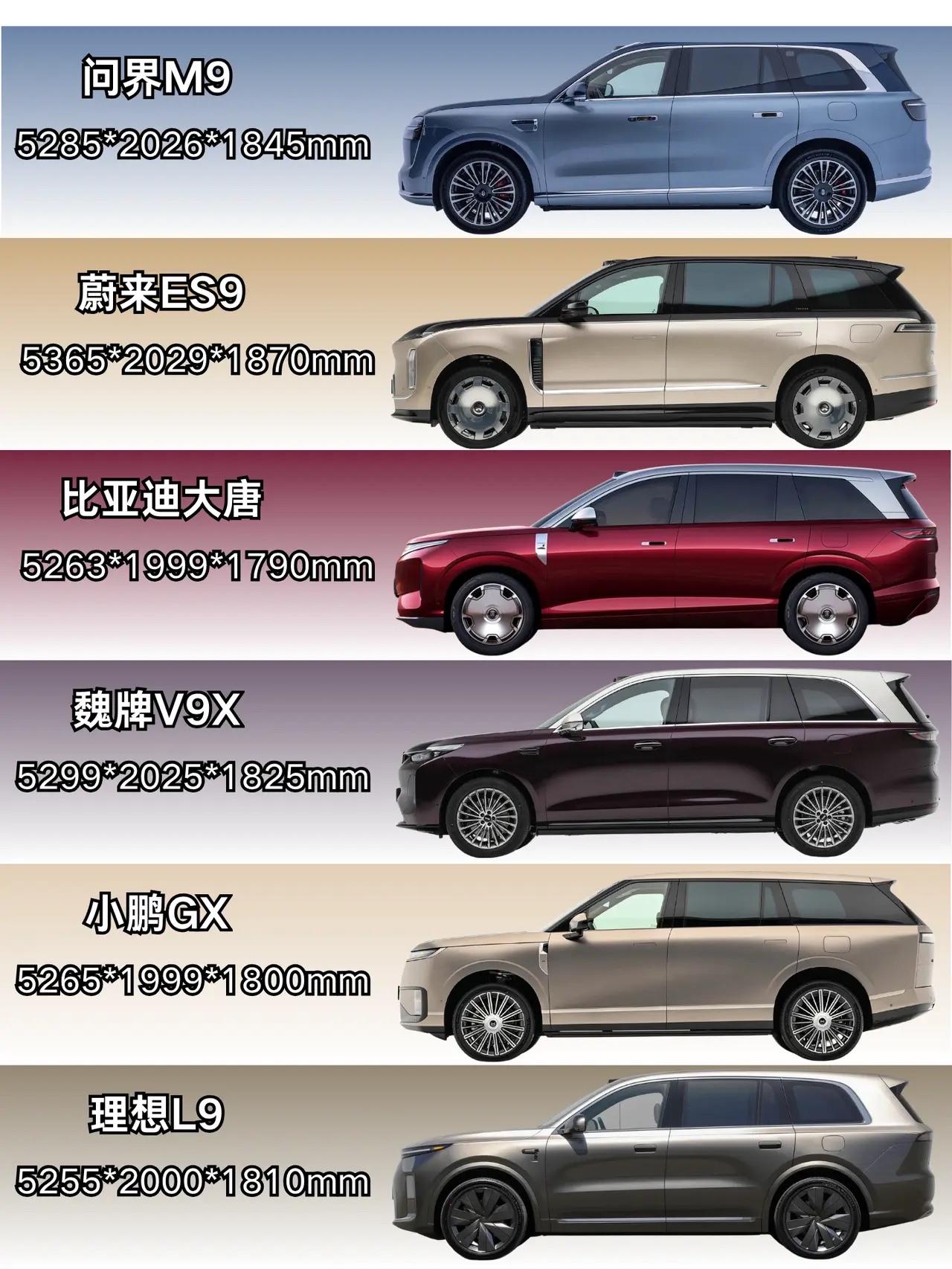 如果是这几款车，你会如何选择呢？
会首先淘汰哪辆呢？
新ES9和新L9 livi