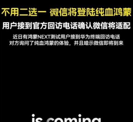 终于等到微信和华为合作的消息了！虽说微信暂时不上架鸿蒙应用商店，但能以其他方式登