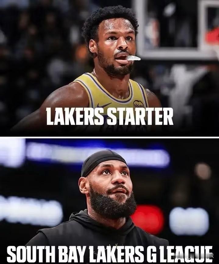 美媒SportsCenter调侃：布朗尼今日对阵雄鹿打上首发，而父亲勒布朗在发展