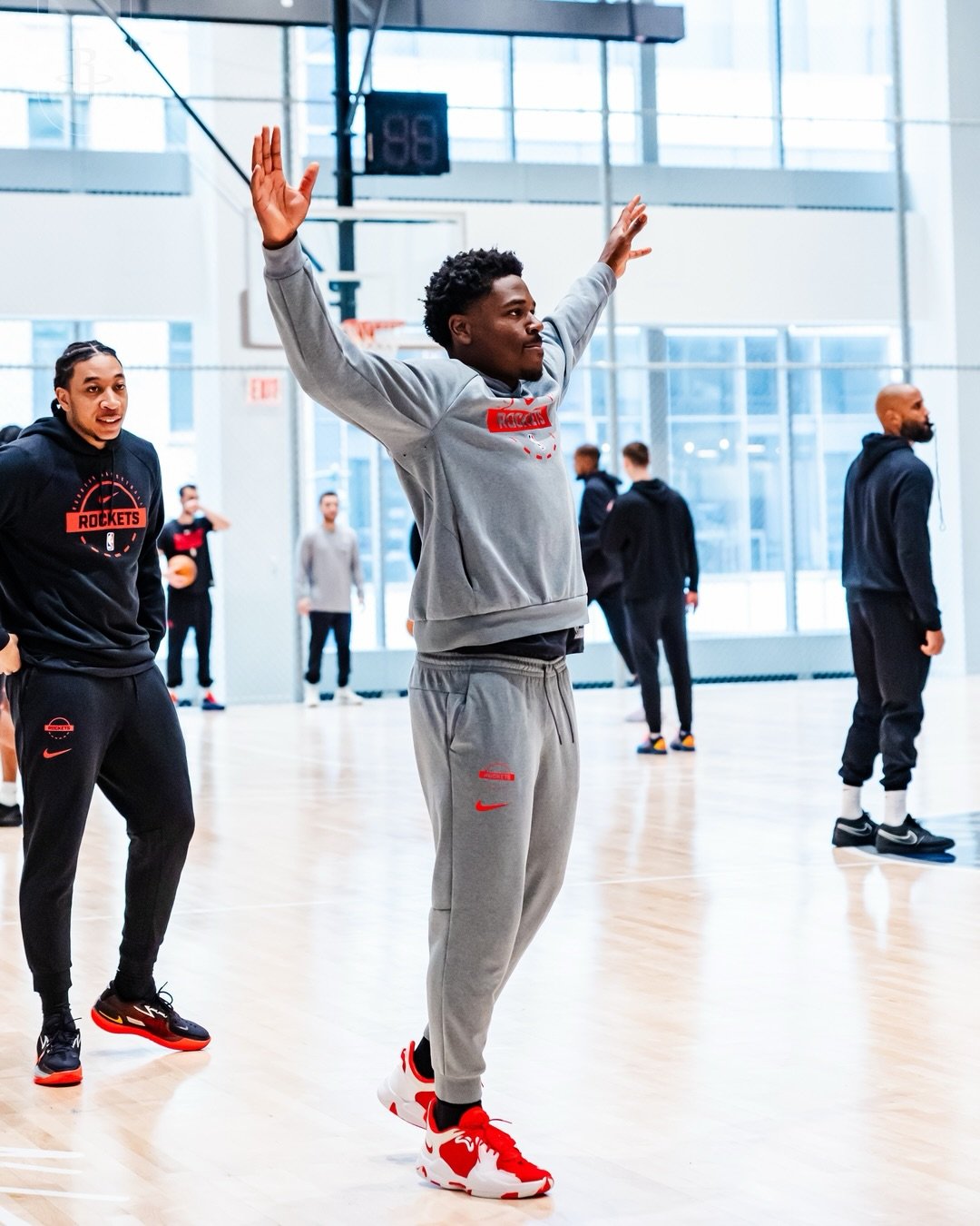 火箭队赛前训练课 🚀火箭vs尼克斯 休斯顿火箭