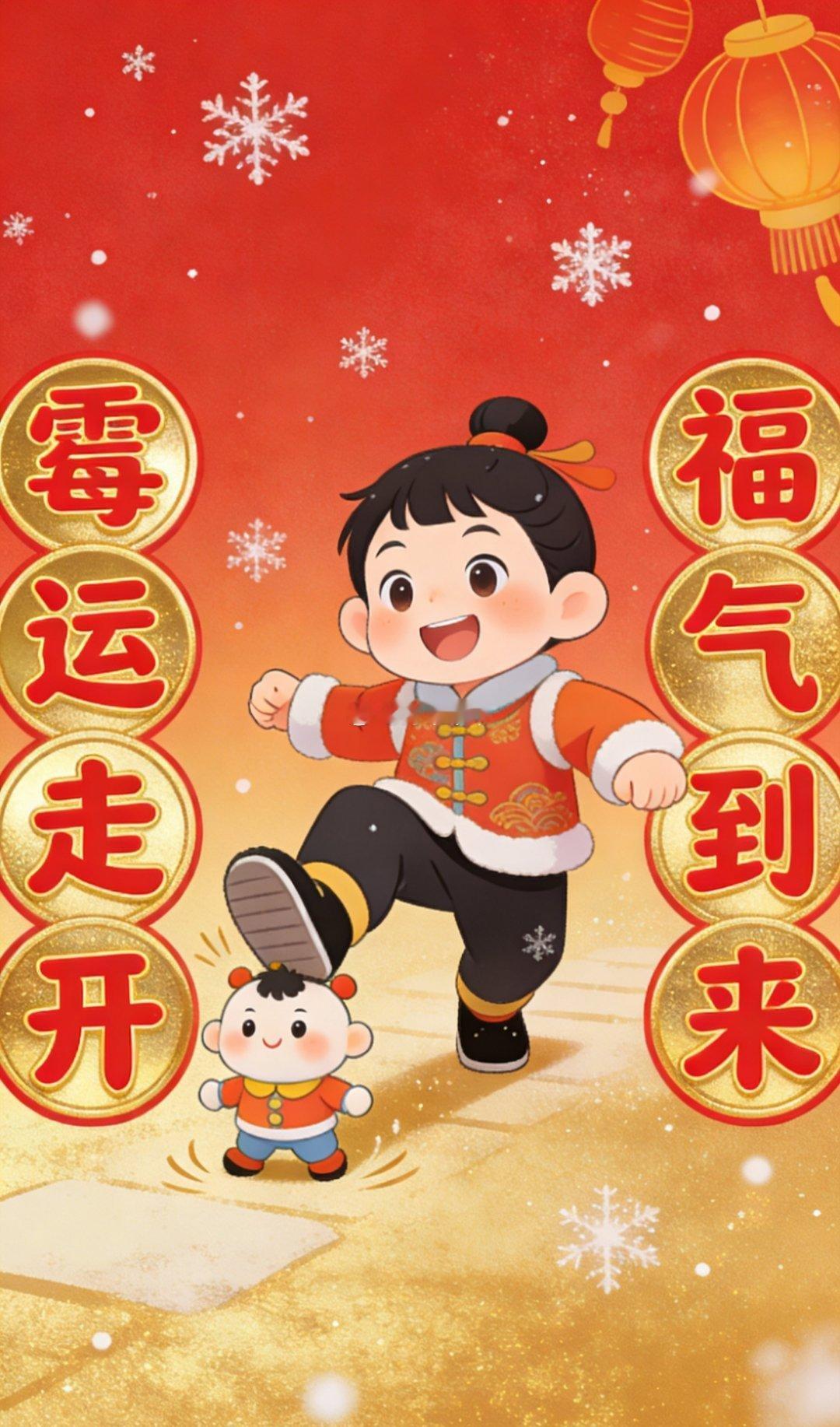 诗卓卓 冬至时节踩小人，一脚踩走坏运气，一脚踩来福满门，万事皆顺遂！冬至踩小人热