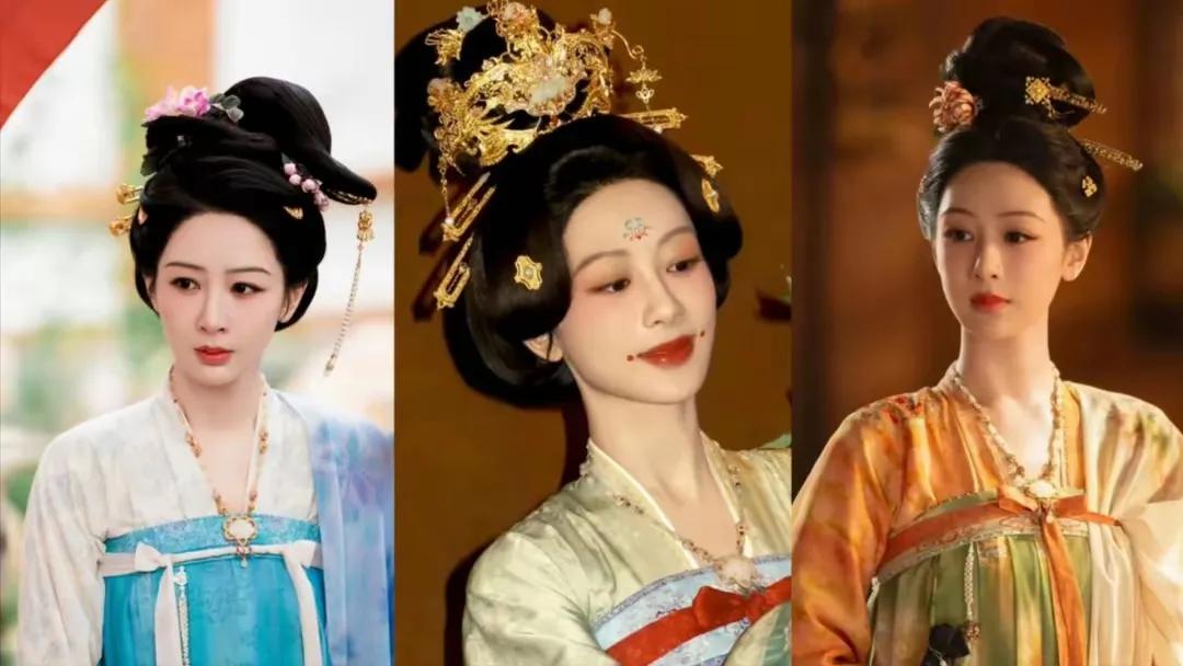 同样是唐妆，把杨紫、谭松韵、赵露思放在一起看，差距就出来了。赵露思的长相真的太适