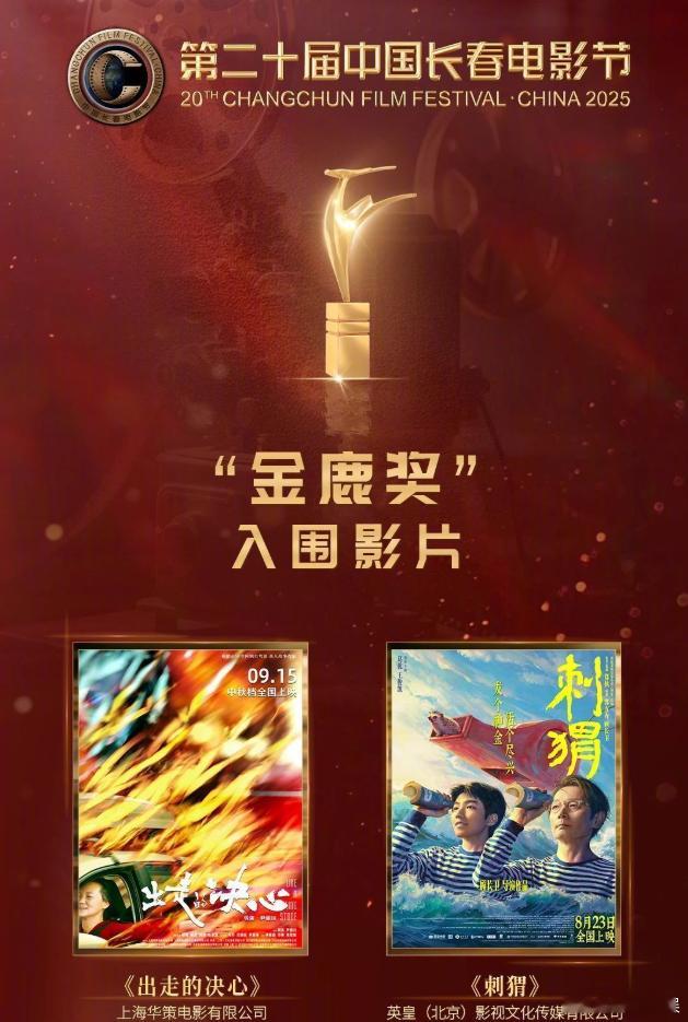 王俊凯和易烊千玺的电影同时获得金鹿奖入围资格，刘昊然有三部作品入围，每一部作品都
