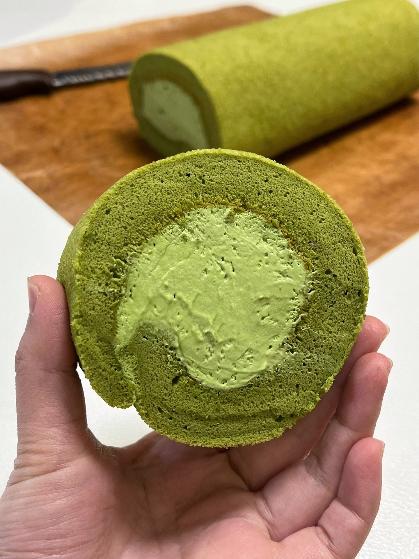超浓·抹茶瑞士卷，配方来咯！
