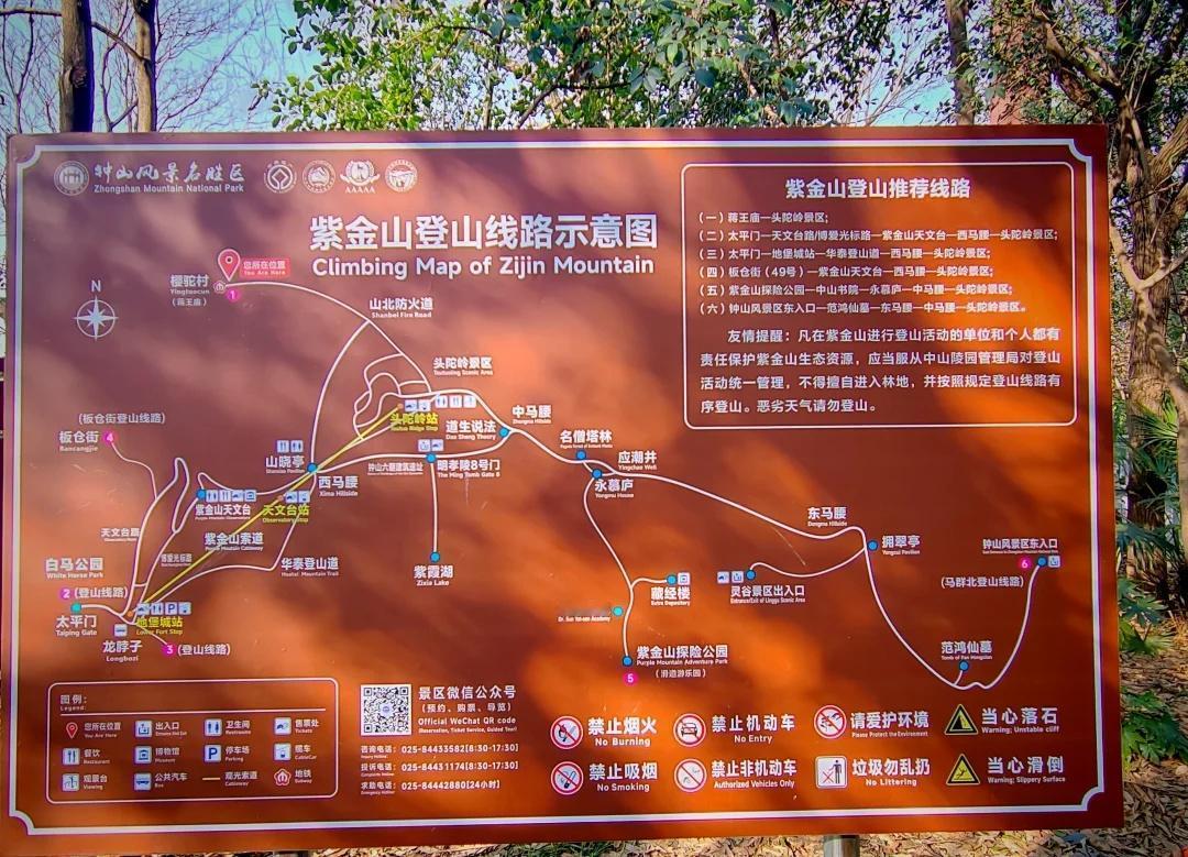 2026第一攀｜紫金山顶看南京[心]
紫金山经典线｜白马公园上→蒋王庙下，新手友