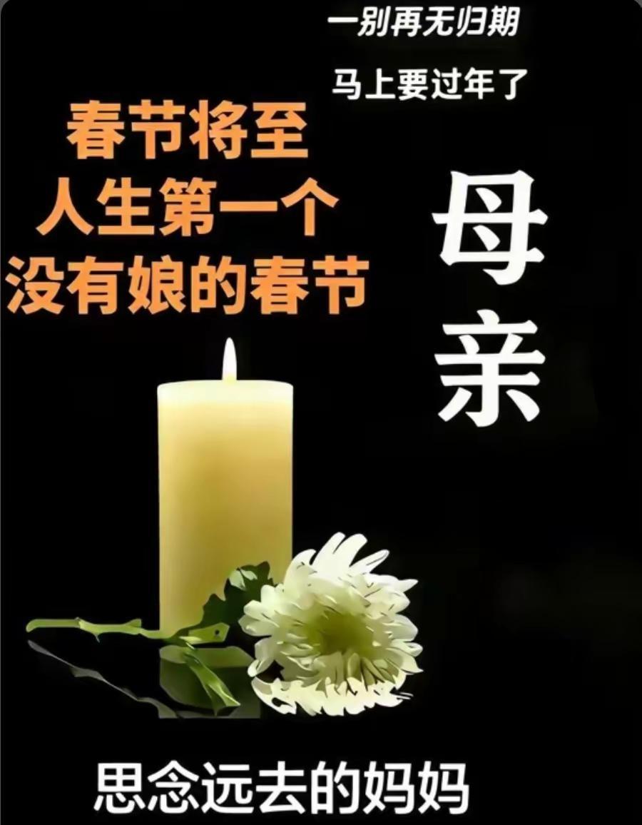 三年守孝，春节不挂红灯笼不贴对联。不悲不喜，宁静自然。