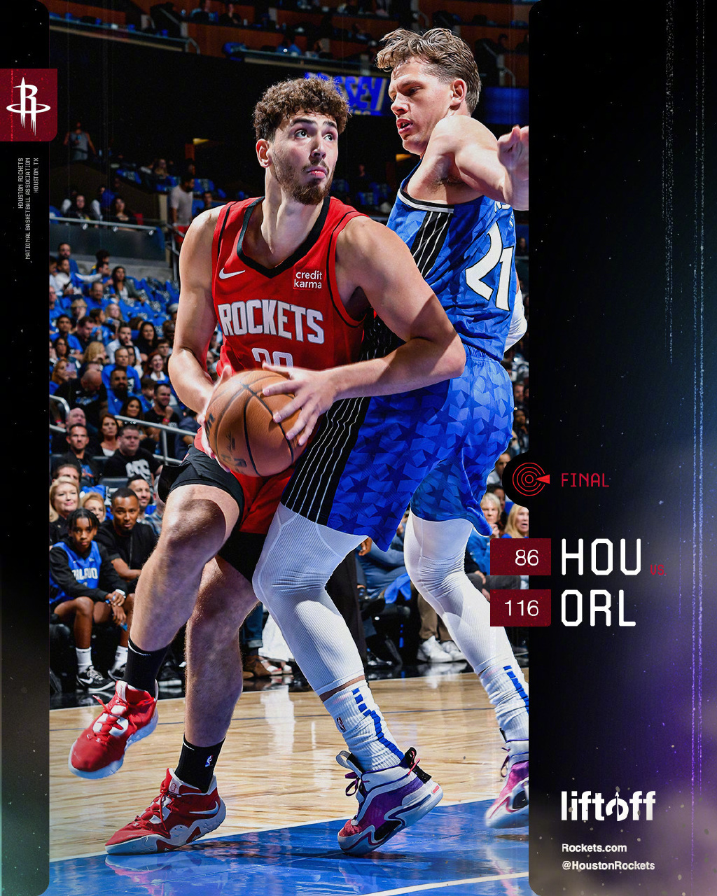 #火箭vs魔术##NBA你我皆主角##NBA新赛季2023# 全场比分：魔术11