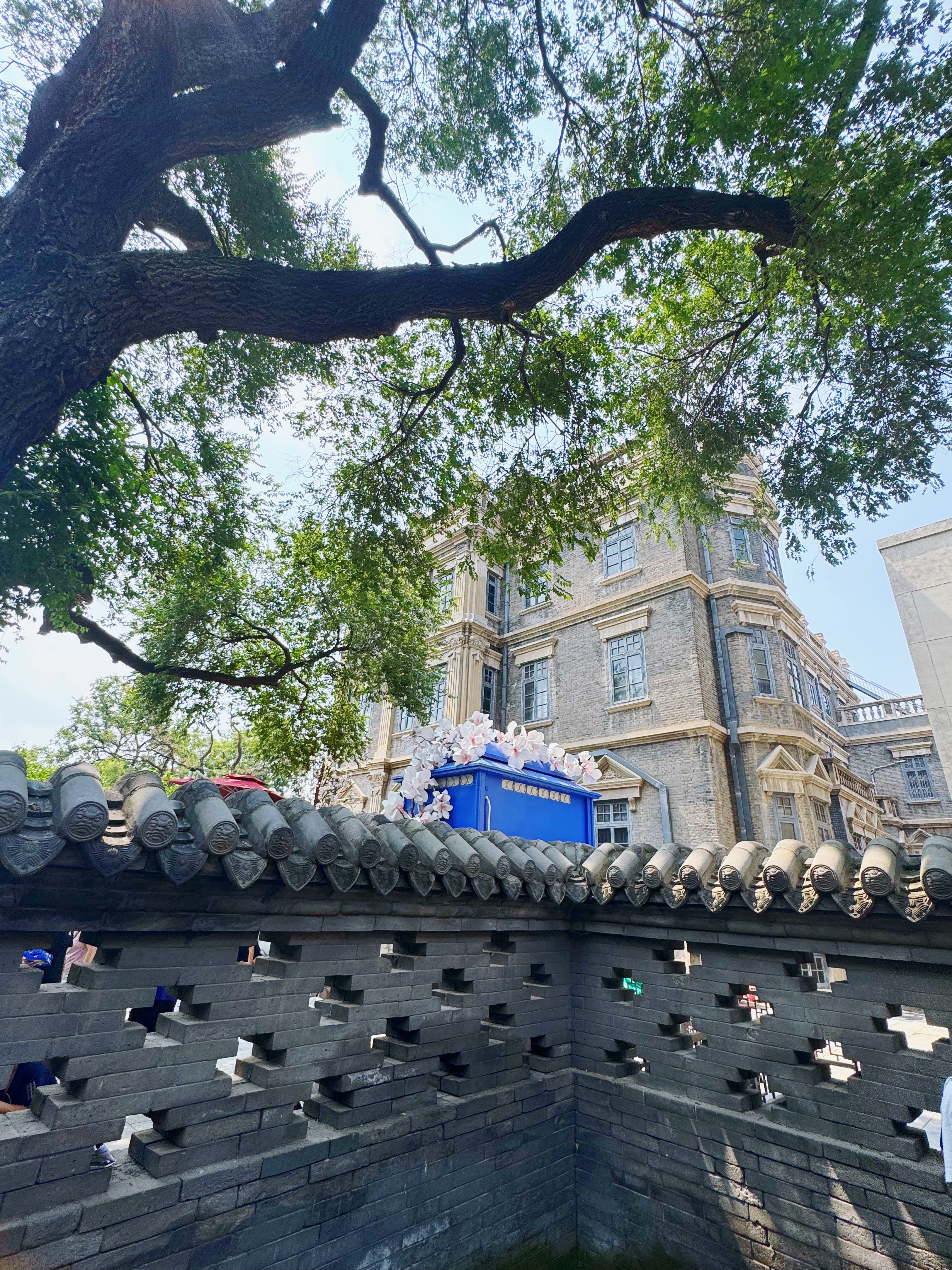 我要如实拍一些现场人多且热的照片。这是大帅府，门票48块（沈阳故宫是50块，两个