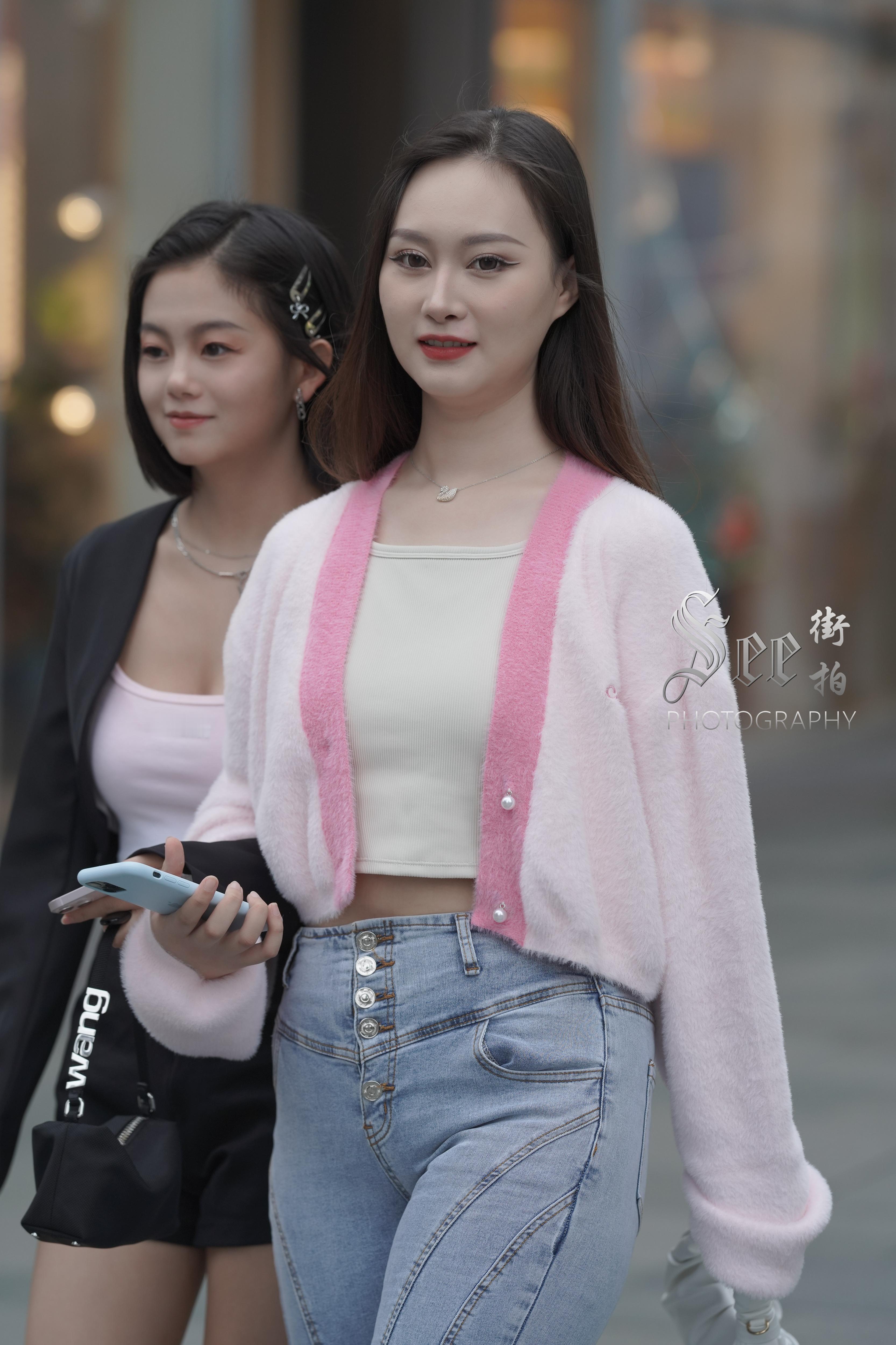 小香风牛仔裤搭配~~ ​​​