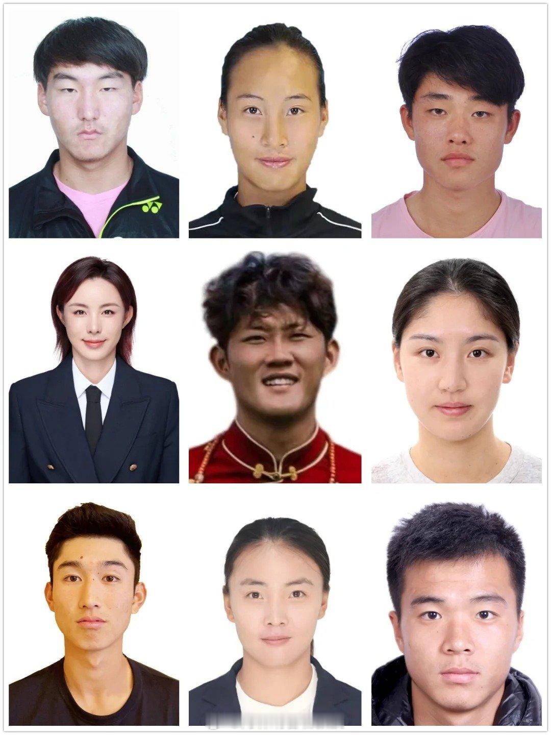 全运会网球项目证件照  全运会官网公布了球员参赛名单，王欣瑜的证件照像身份证照一