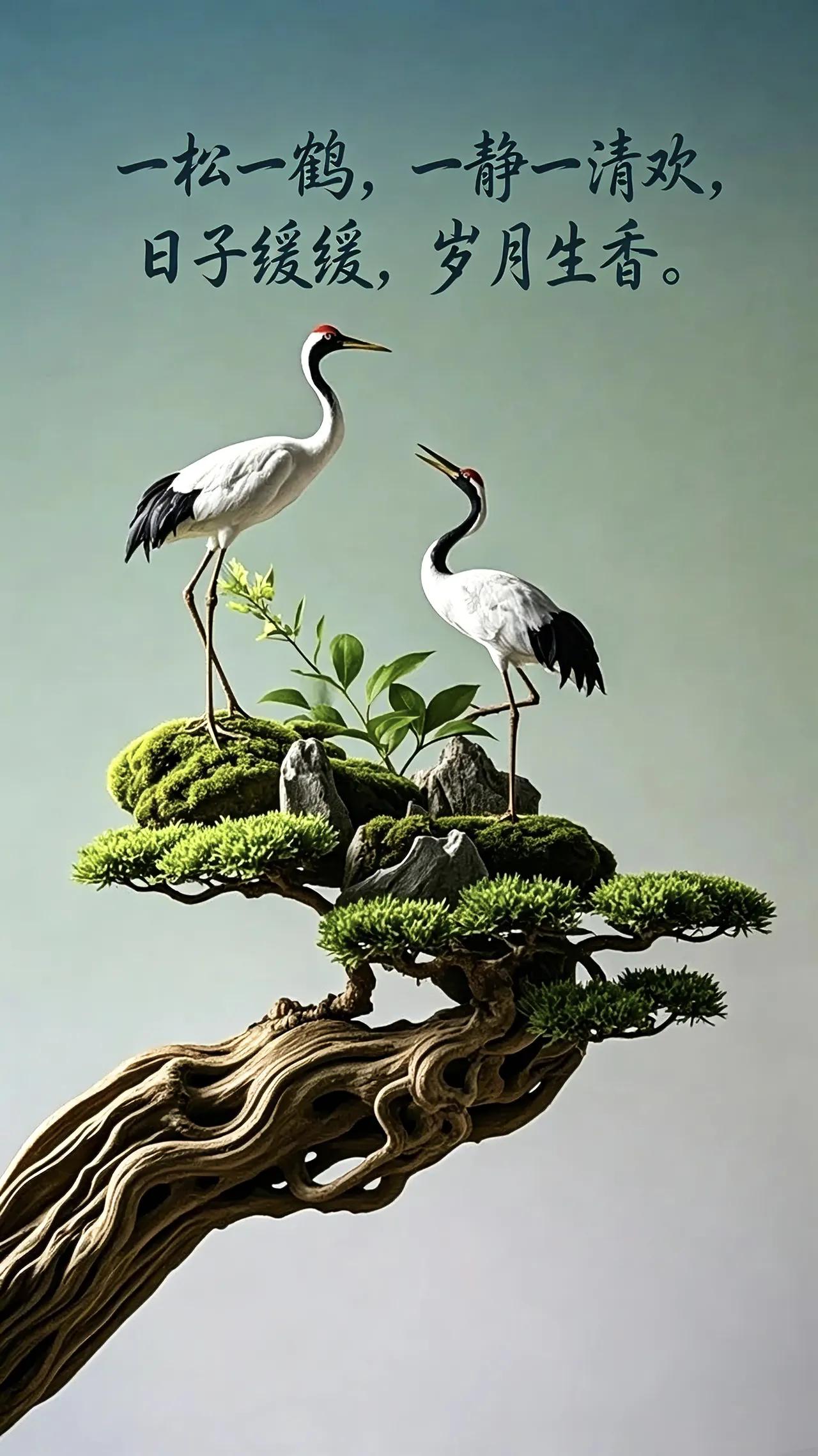 《采桑子·心修》
 
浮世奔波皆修行，
不羡繁花，
莫叹途赊。
心似清潭自无波。