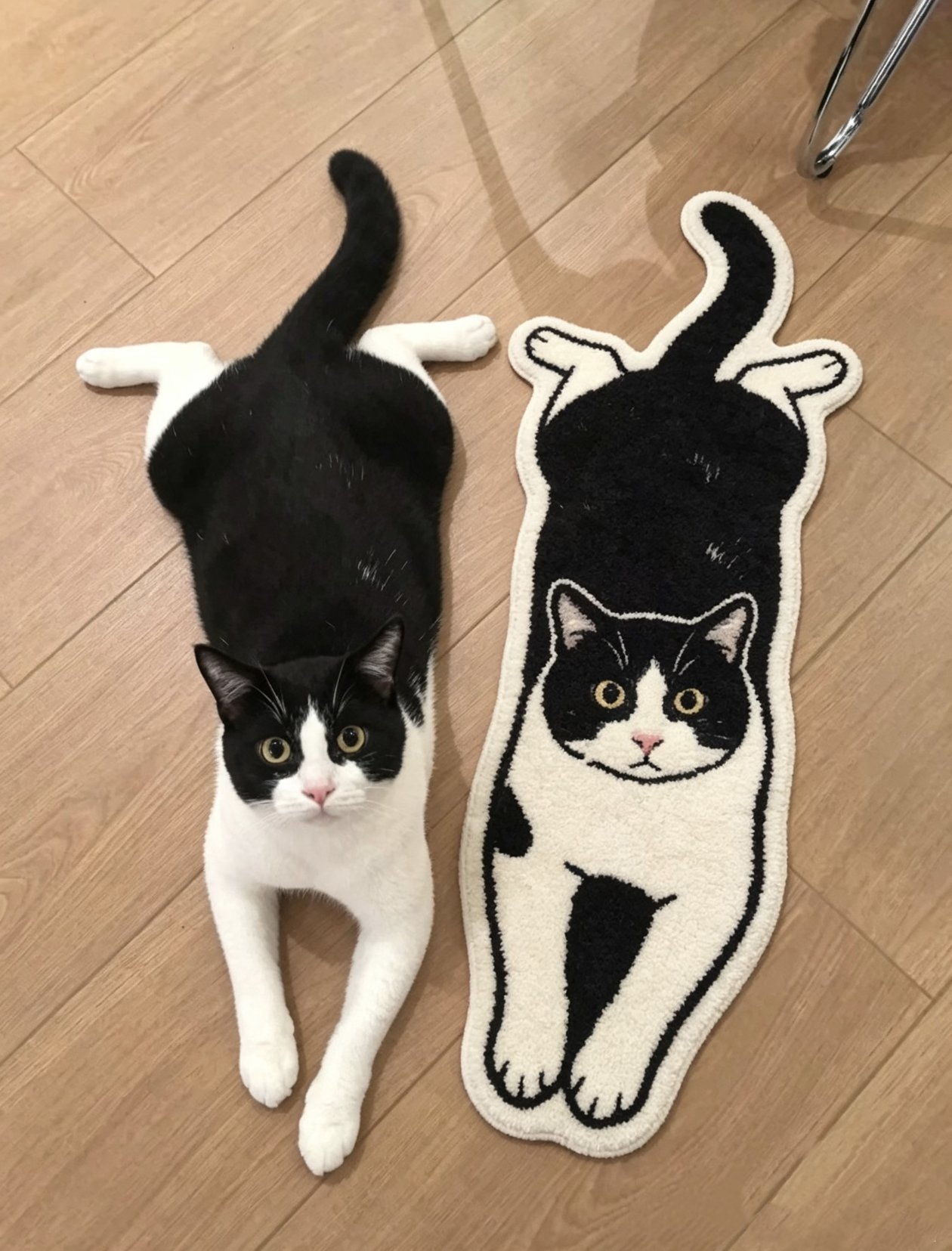 这谁能分得清哪个是垫子，哪个是猫？ 