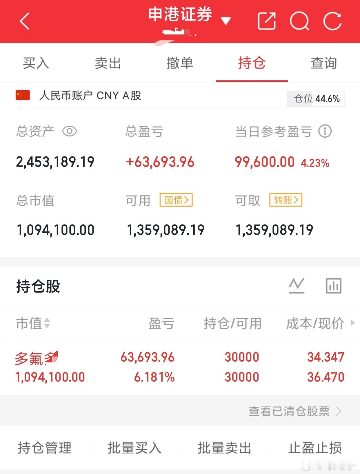 85个翻倍之旅：紧跟节奏持:下图  昨日清仓 单吊化工锂电多氟 恭喜跟上的老铁 