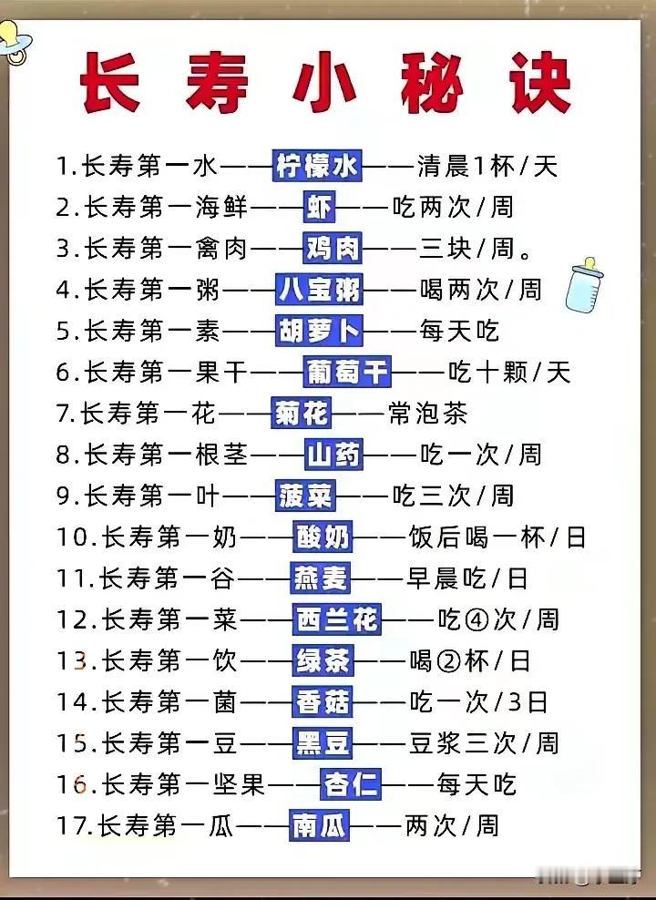 长寿的小秘密长寿秘密在此 找出长寿的秘诀 健康长寿的密码 长寿得秘诀 谈谈长寿的