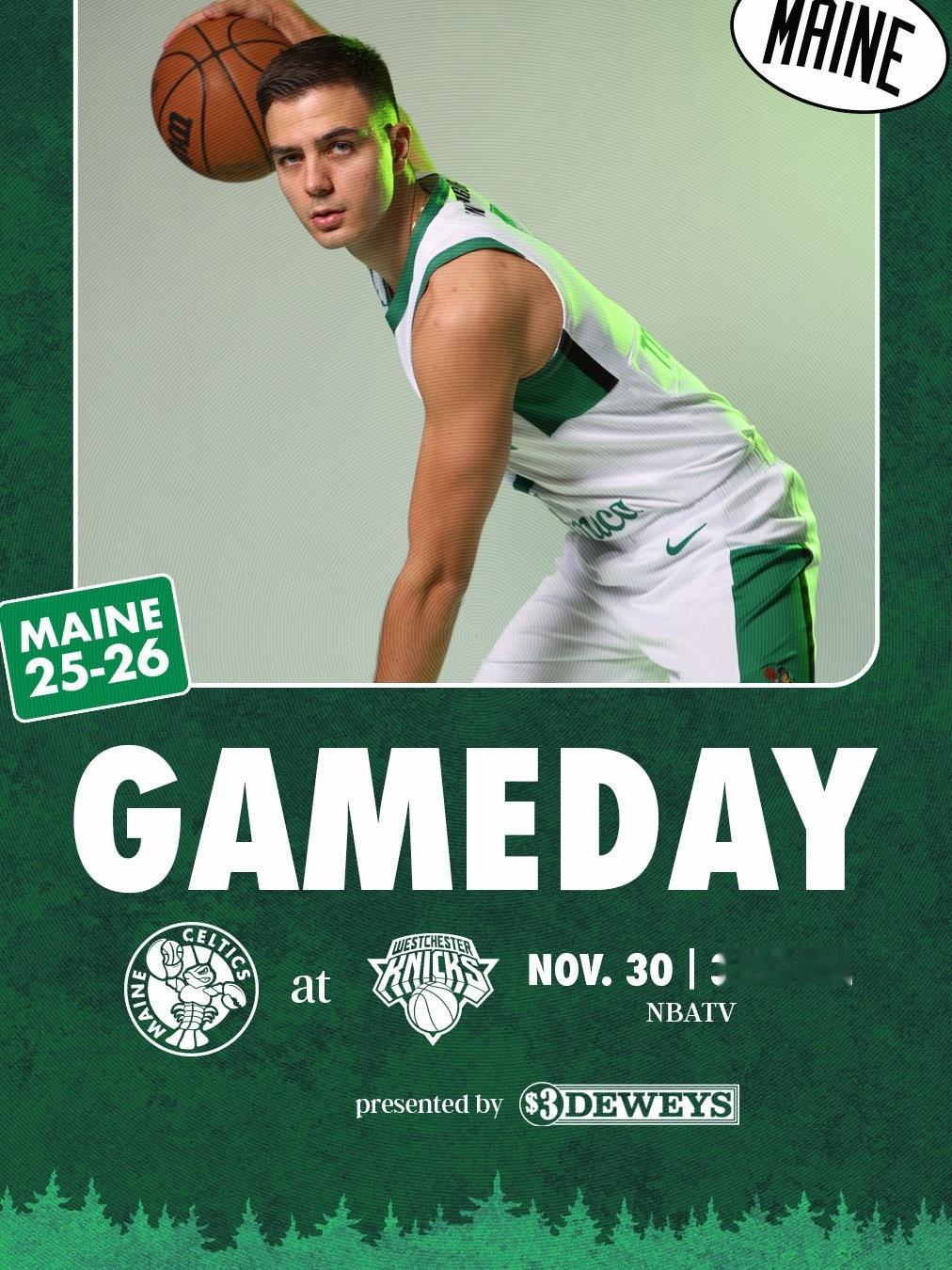 缅因州凯尔特人 GAME DAY ! LET‘S GO CELTICS ☘️ ?