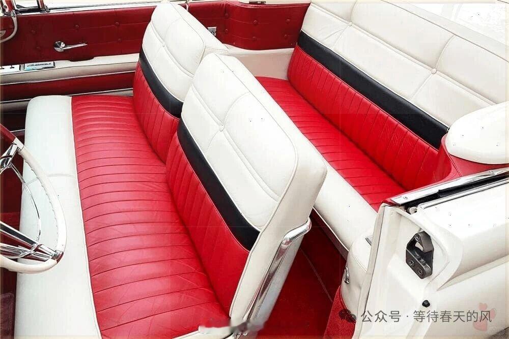 经典老车 1958款林肯大陆，设计真的太戳我审美了。(来源：等待春天的风微信公众