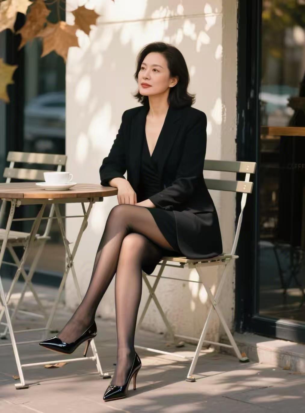 天净沙·忙里偷闲
闲庭慢煮流年，
清咖静伴尘缘，
俏影偷闲暂缓。
浮生一瞬，
人