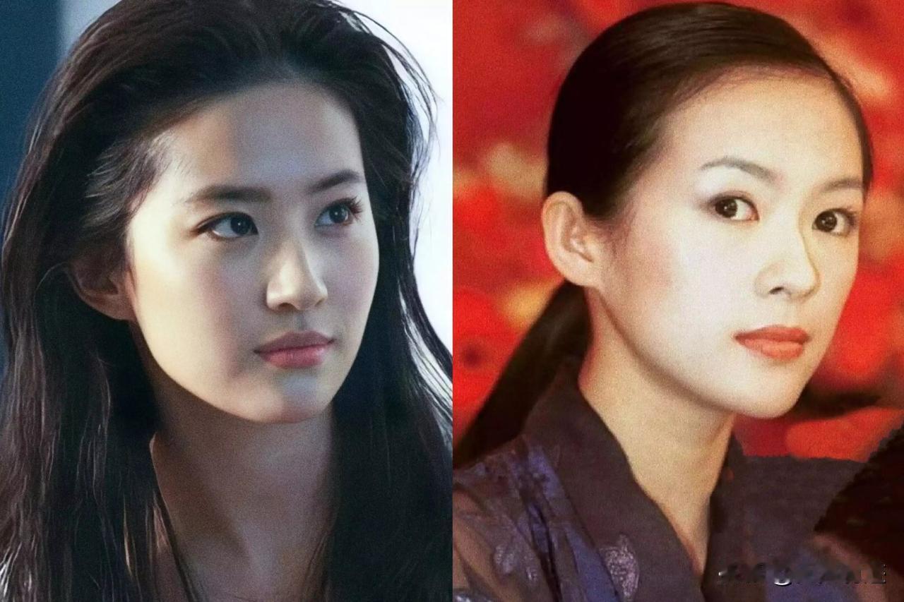 章子怡VS刘亦菲
章子怡和刘亦菲，大家都是20出头的时候，也没头有谁比谁漂亮，都