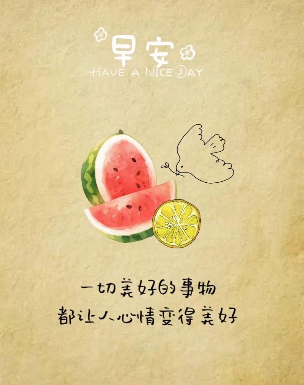 心里有阳光☀日子简单也美好🌈朋友们早安🌞 ​​​