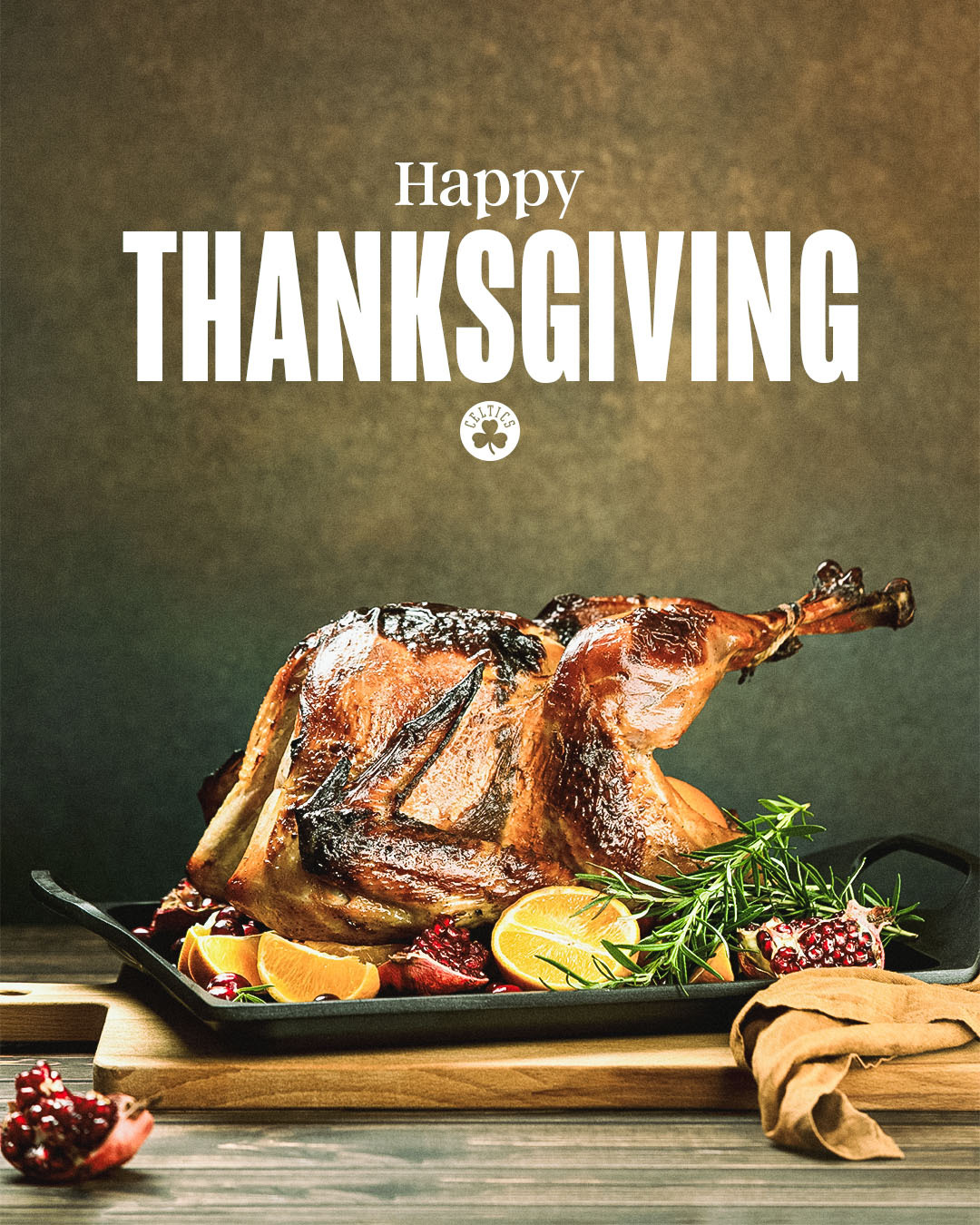 祝大家感恩节快乐🦃！BLEEDGREEN波士顿凯尔特人