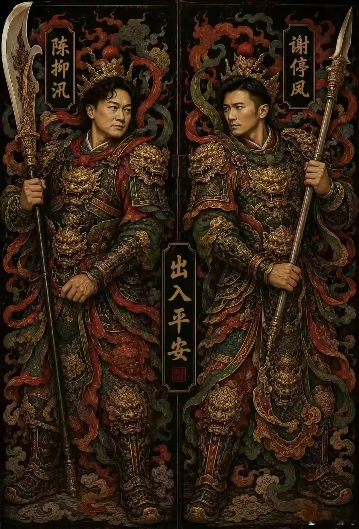 陈抑汛和谢停风 
