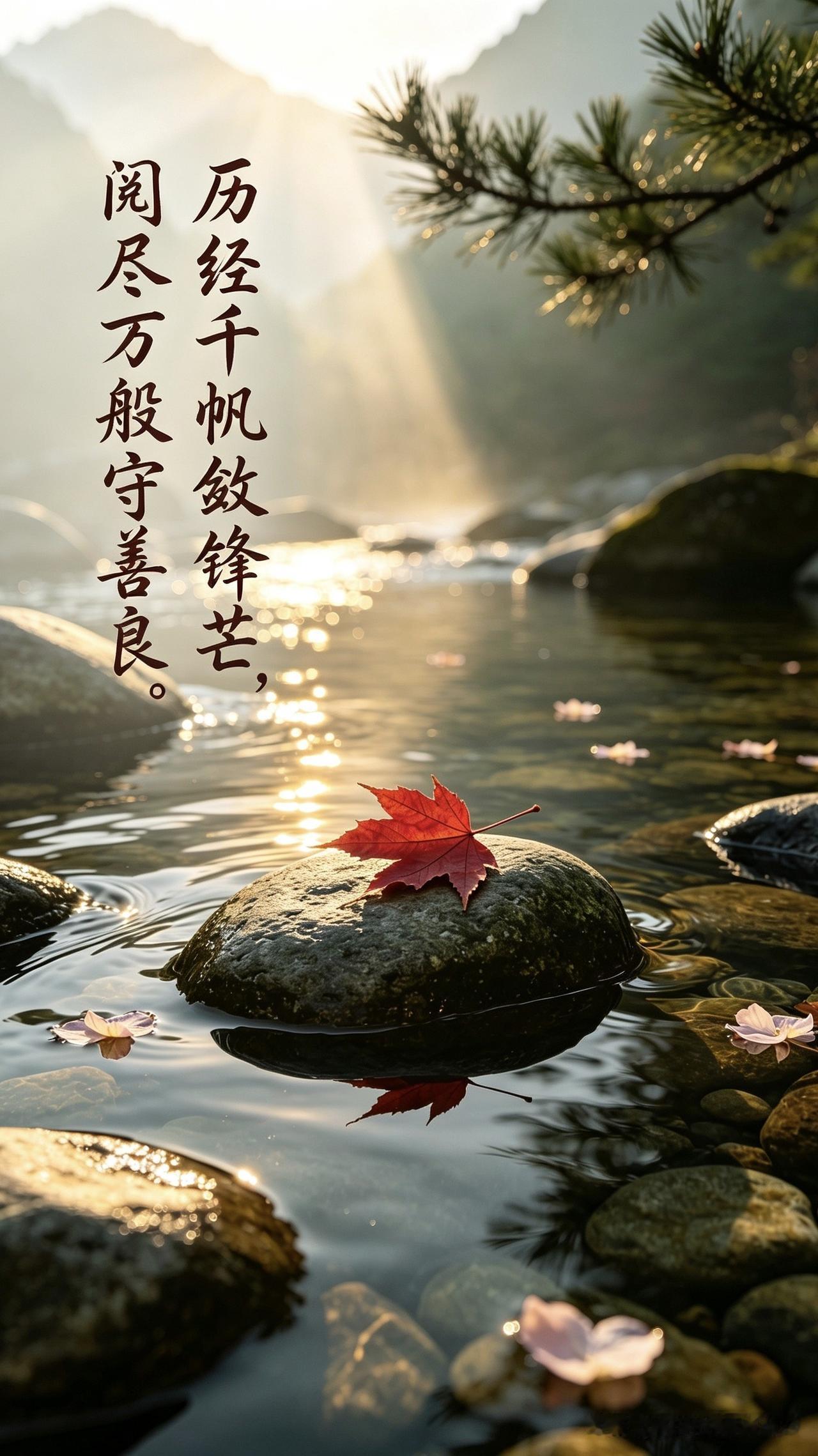 🍃💕人🍀生🌿感🌱悟💫꧂
     “历经千帆敛锋芒，
       
