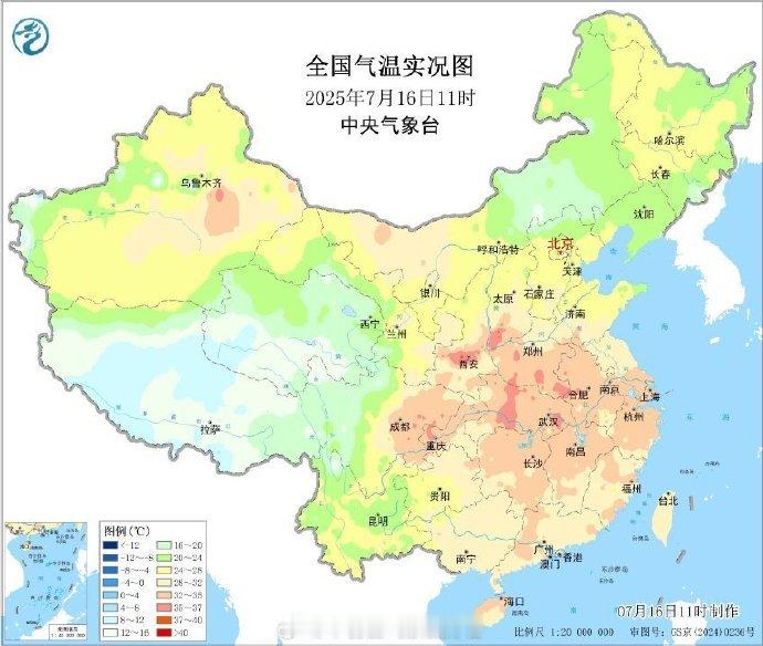 还好马上要去北京避暑了，未来一周热热热热热热热高温预报图红到烫眼 ​​​
