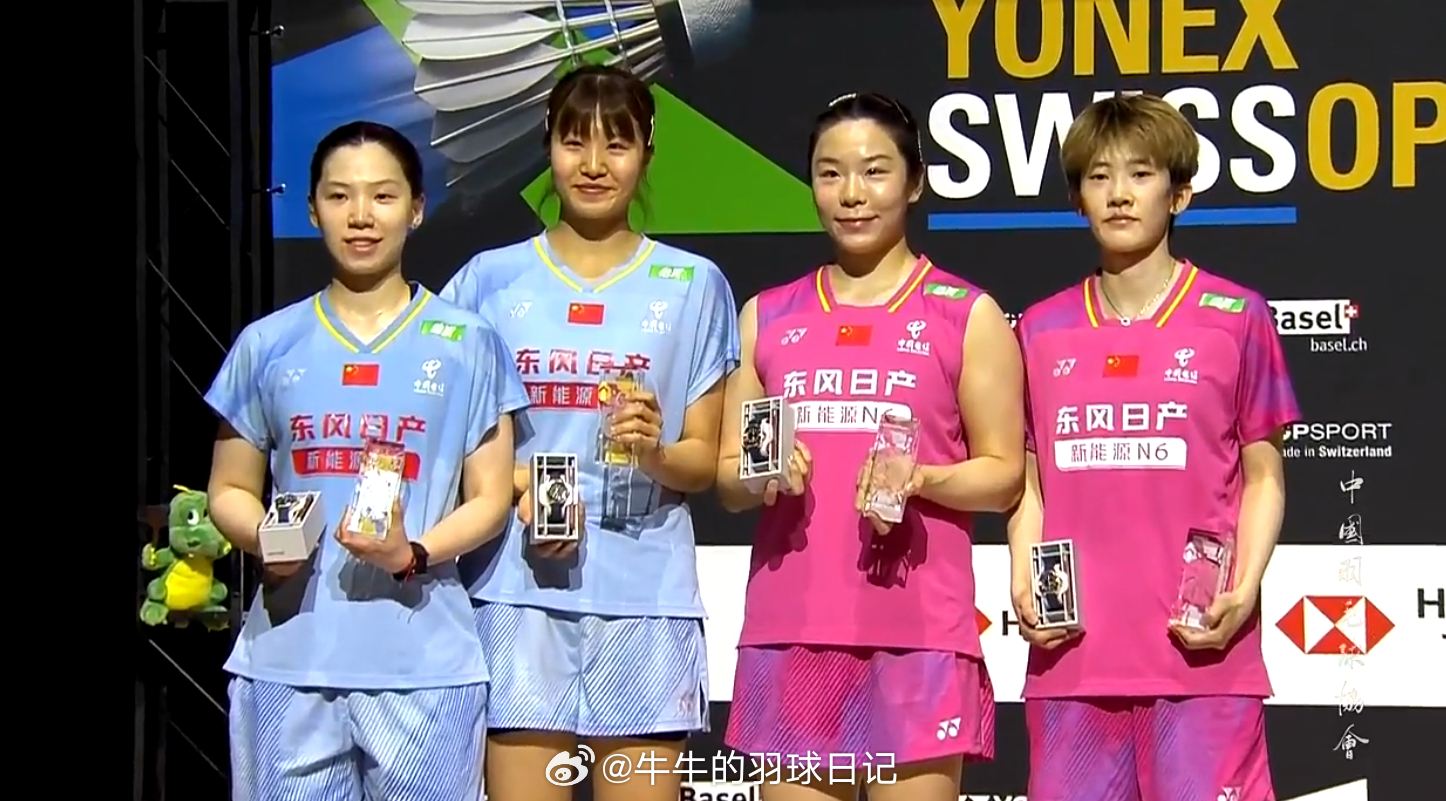 2026年瑞士羽毛球公开赛 冠军 李怡婧 王漪朵 亚军 贾一凡 张殊贤 