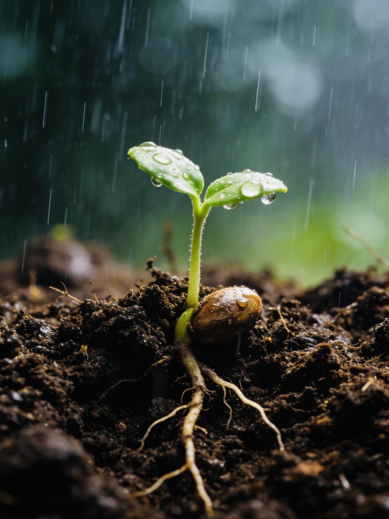 日子就像春天的种子，
落地雨润即可生根。
别惧怕前路曲折，
慢走亦可至终。
时常
