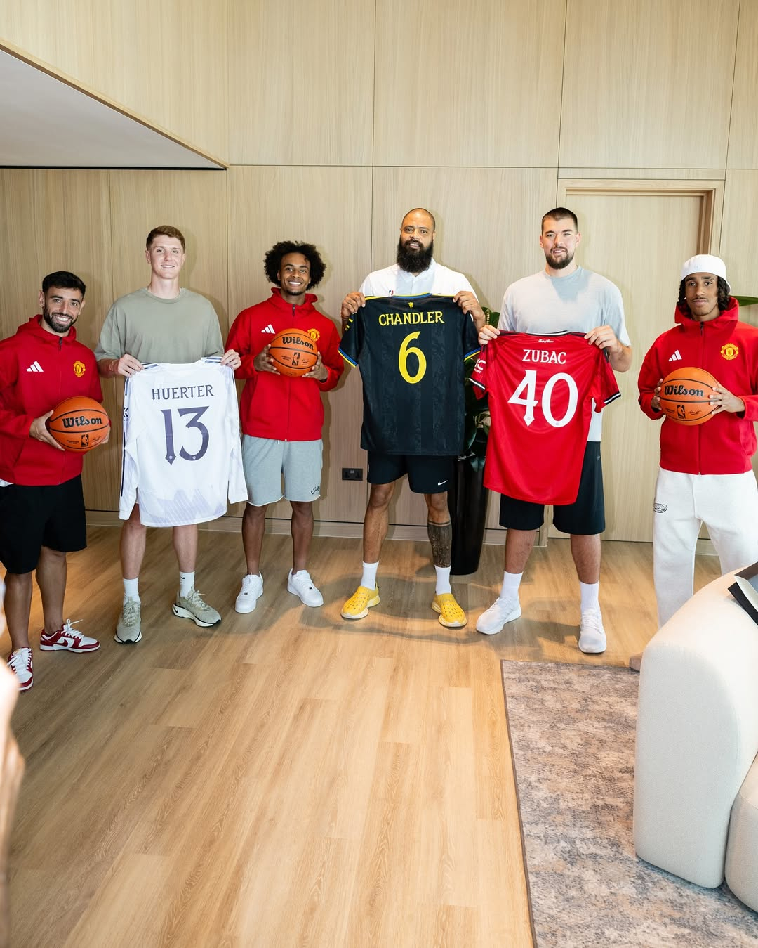 祖巴茨与拳王！nba休赛期 ​​​