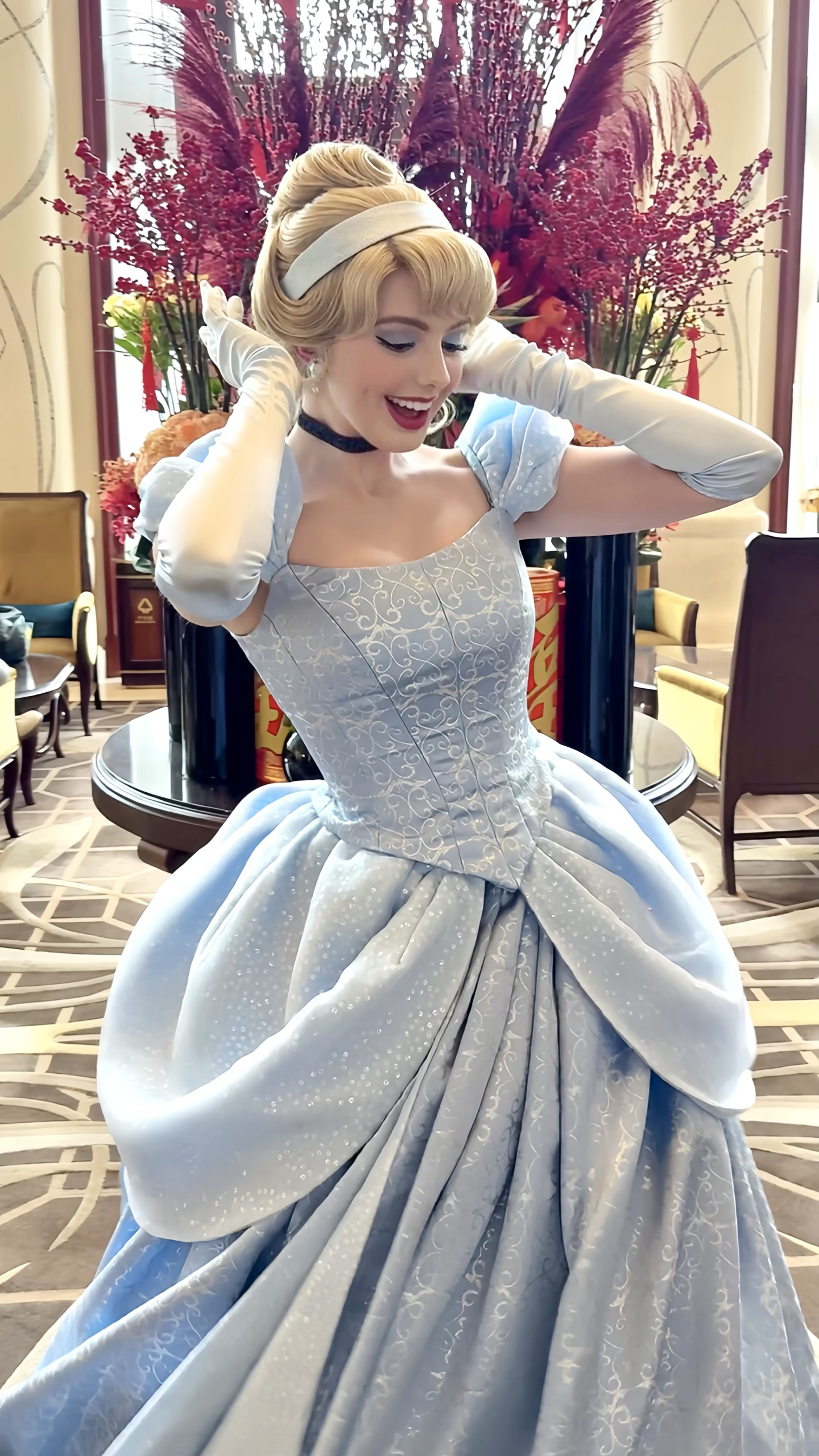 童话里的公主走出来了 