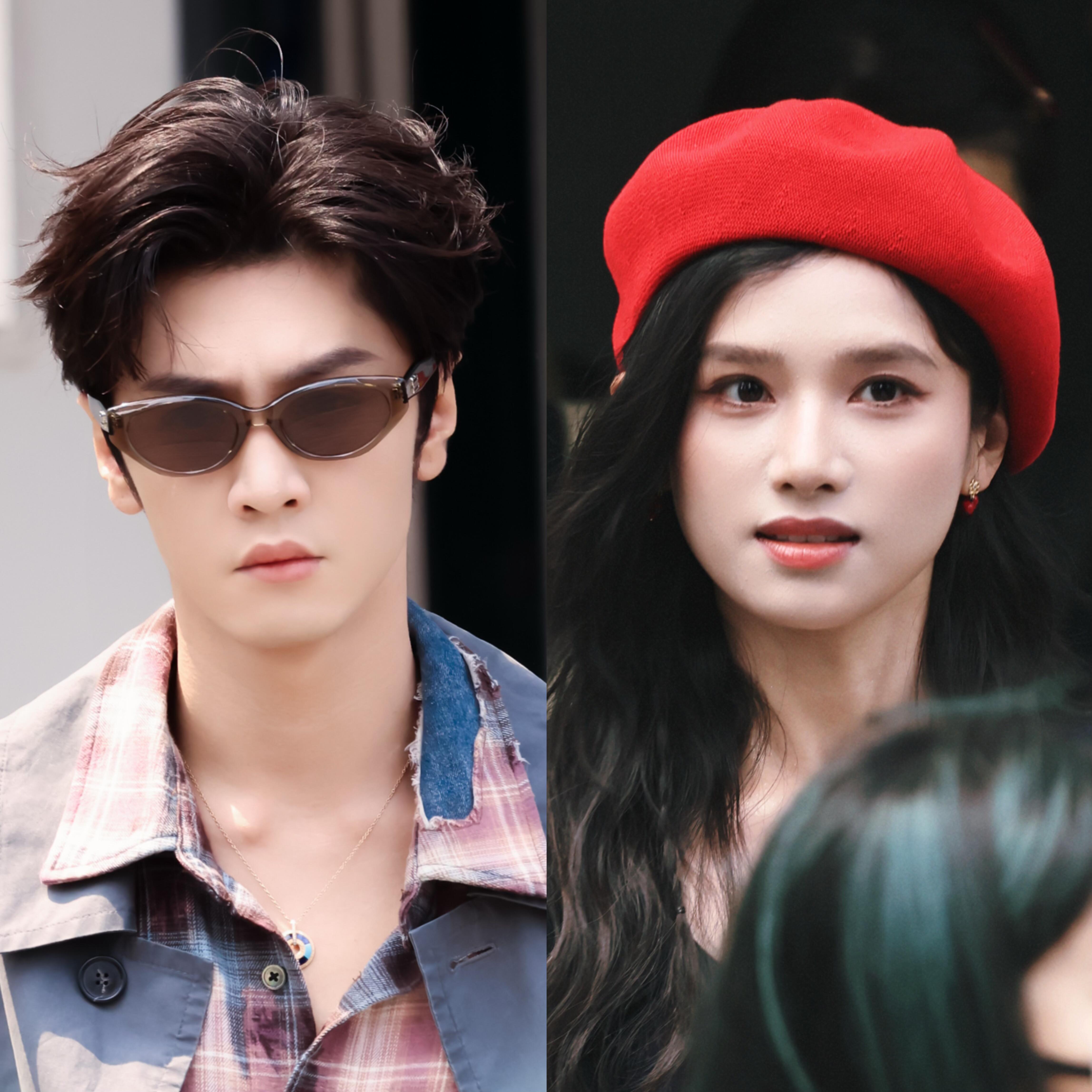 梦花廷陈哲远张婧仪录制你好星期六路透 你好星期六陈哲远张婧仪