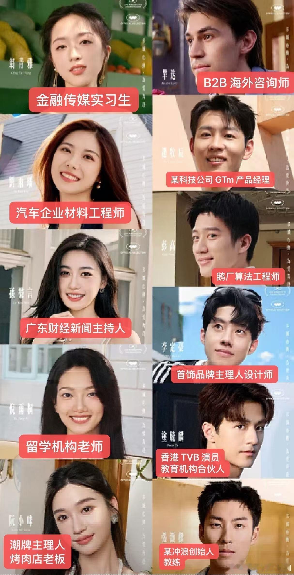 心动的信号[超话]心动的信号嘉宾职业大公开心动的信号‖ ​​​