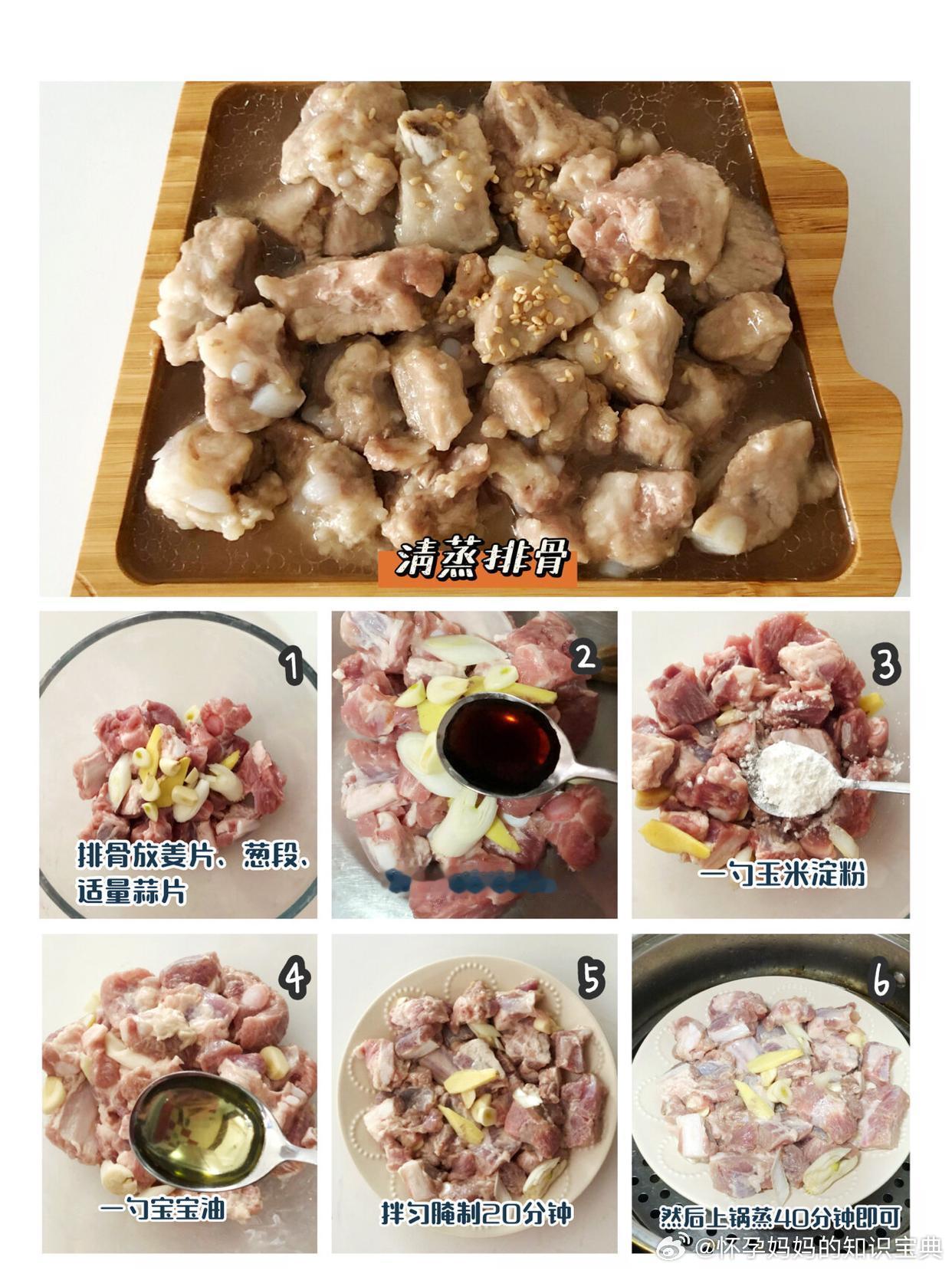宝宝辅食12+｜排骨做法合集❗️排骨含有丰富的蛋白质，多种维生素还有钙元素，在给