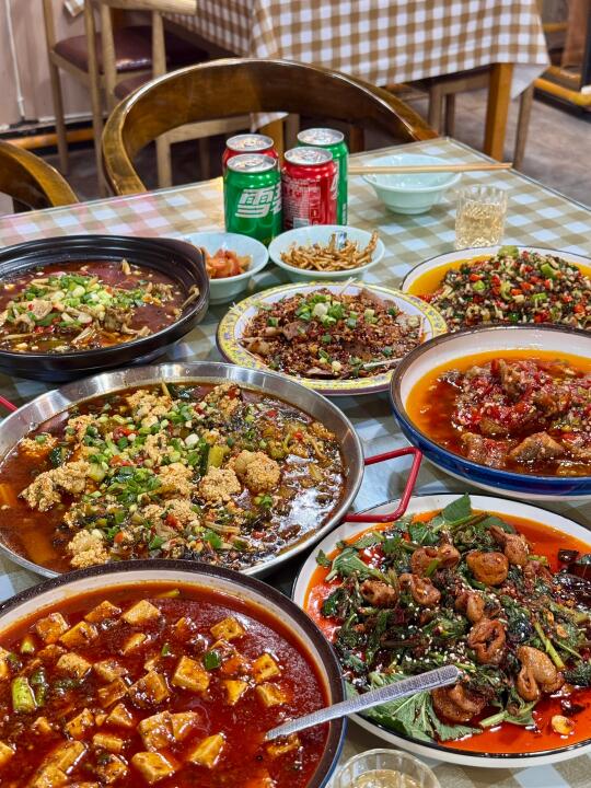 绵阳这家中餐馆🥢饭张力拉满～
