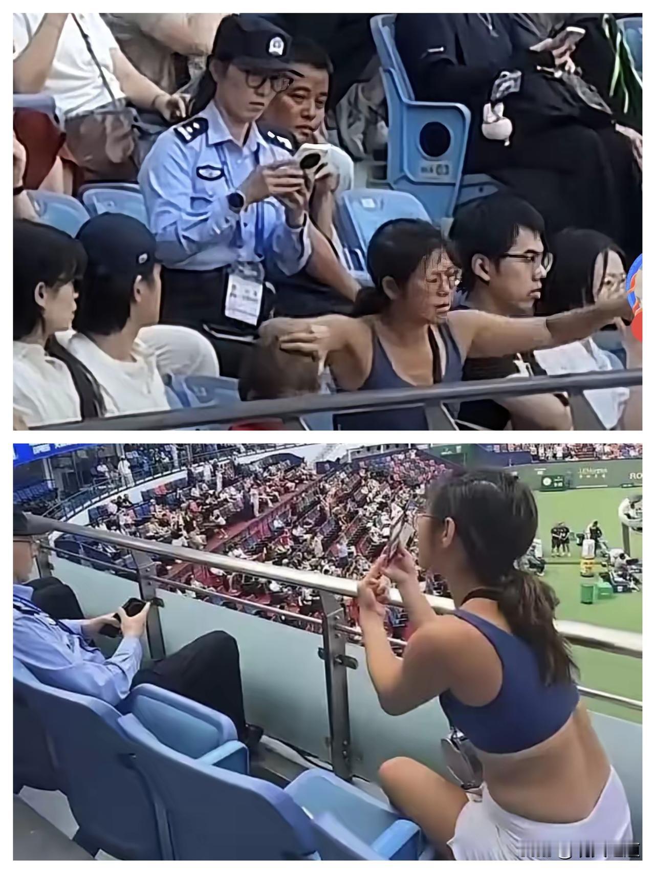 上海网球赛那闹剧太颠覆认知了！46岁的谢某某酒后大闹赛场，拿孩子护照当