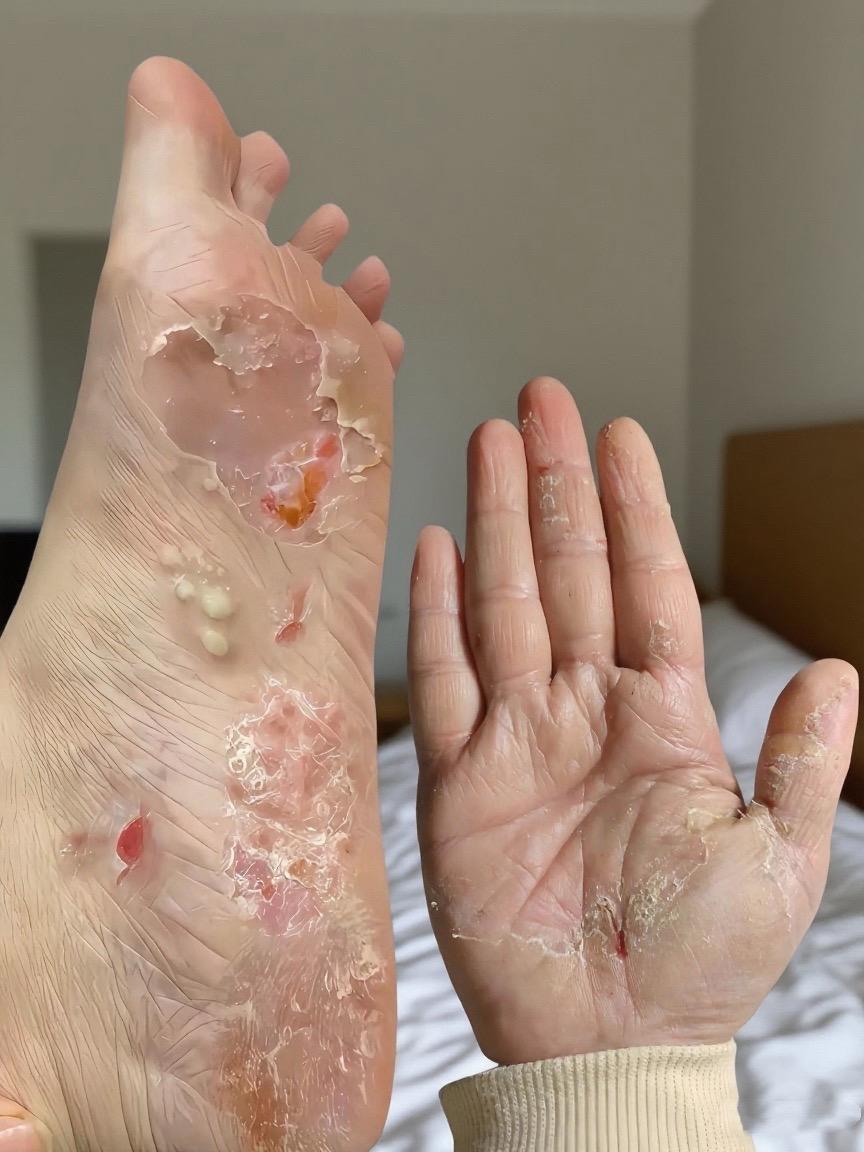 可爱的小脚丫