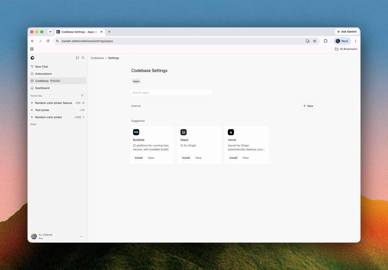 Cursor Origin 代码托管

Cursor 推出了 Origin 代码