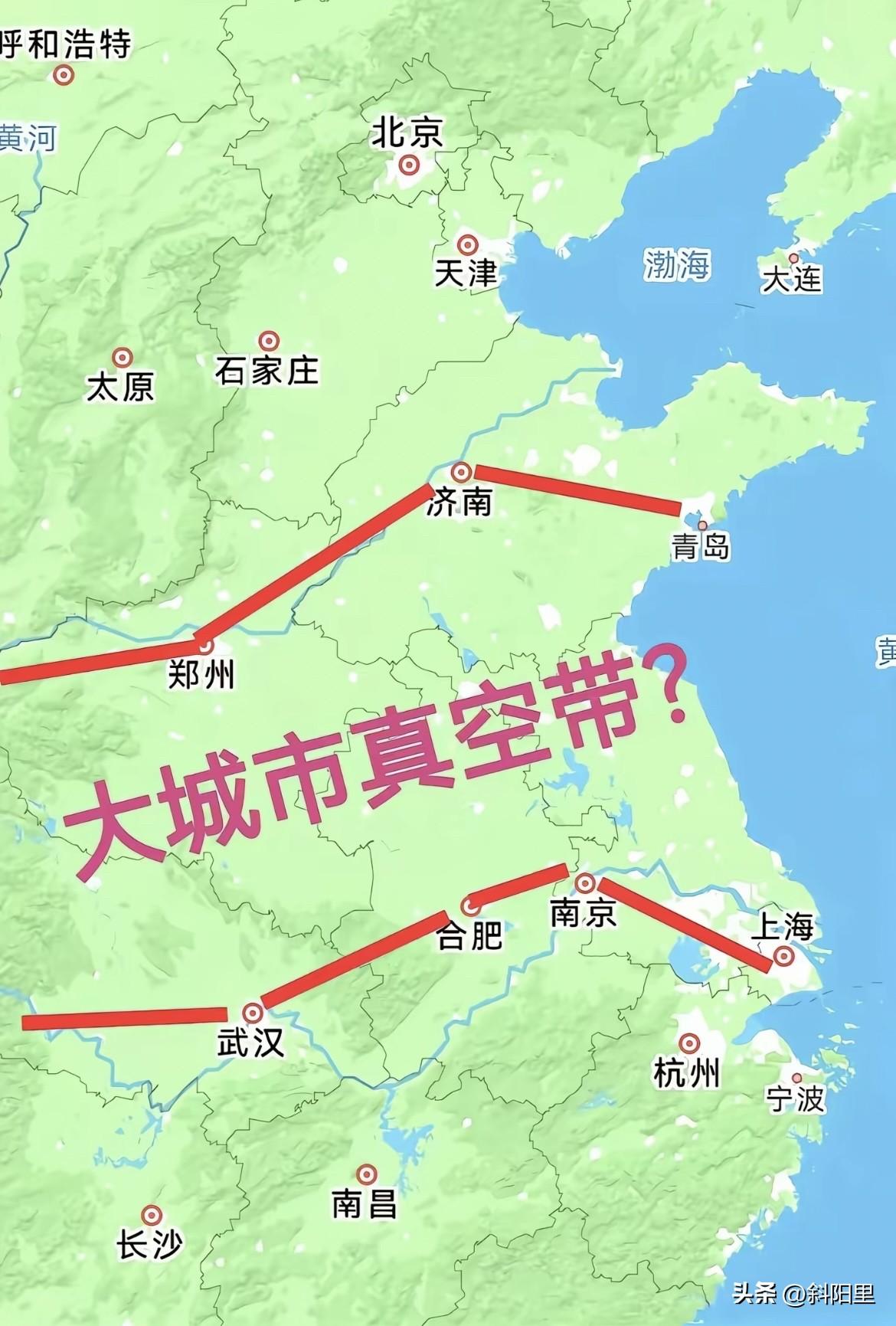 大家有没发现，在长江流域和黄河流域中间交汇的这一大片地区，也没有诞生一座知名的大