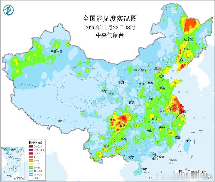 【雾 霾 沙尘】今晨黑龙江、江苏、上海、浙江、四川等地出现大雾。浙江丽水和四川达