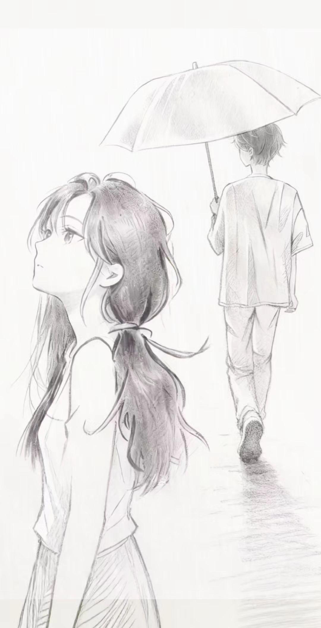 是我不好配不上你，那就在雨中放肆一回吧…
