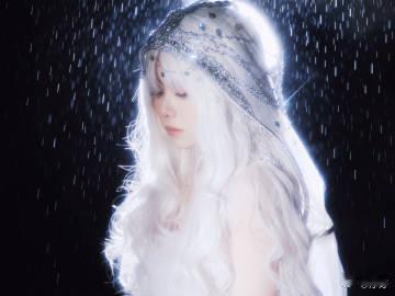 谭松韵白发神女 看到谭松韵白发神女造型，我瞬间脑补出一部仙侠大剧！这气质，这颜值