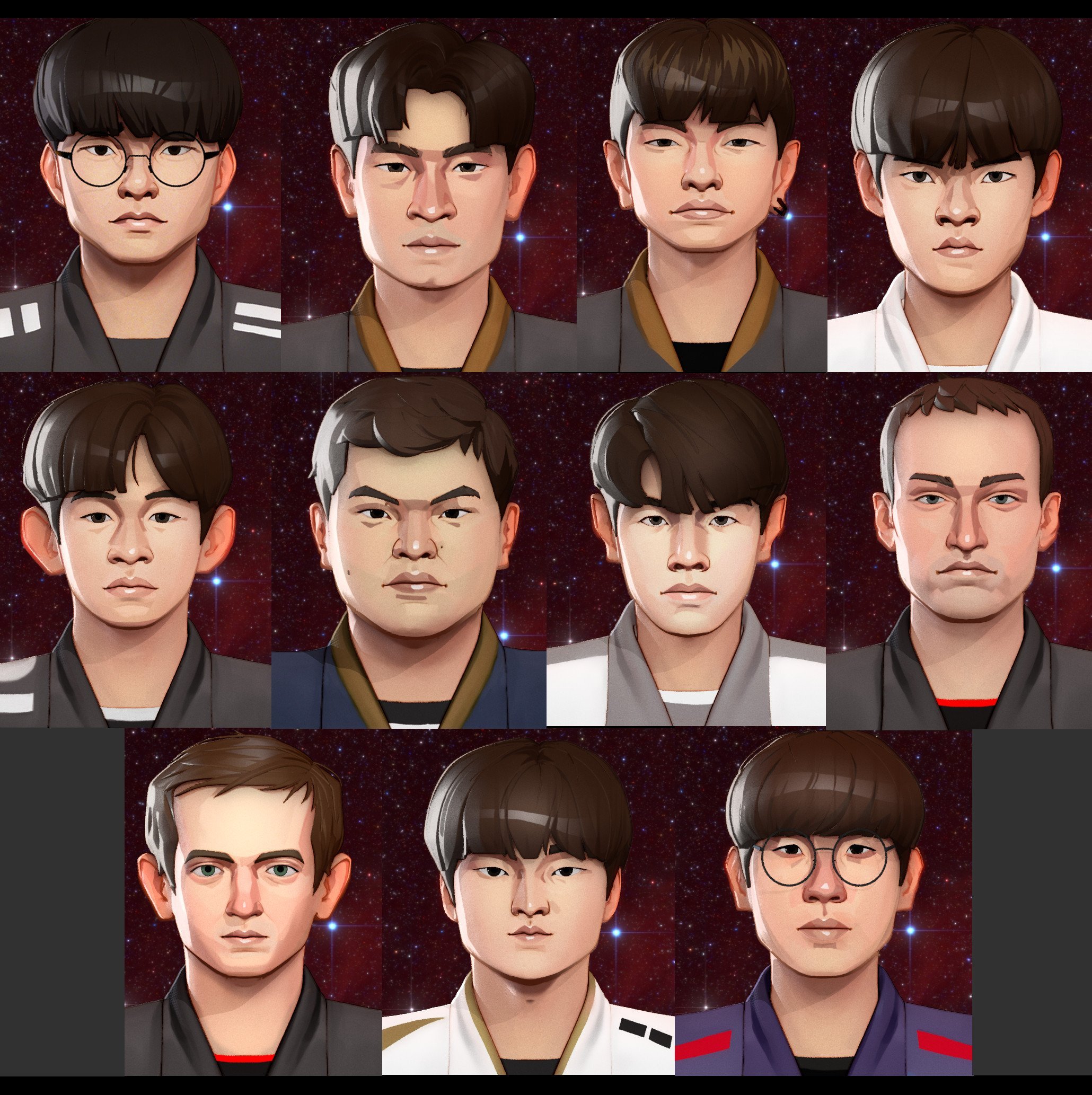 2025全球总决赛选手形象设计