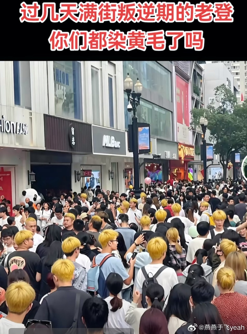 最近不知刮起哪门子风，80后老登们集体叛逆，相约染黄毛。队友看别人染黄毛，已经蠢