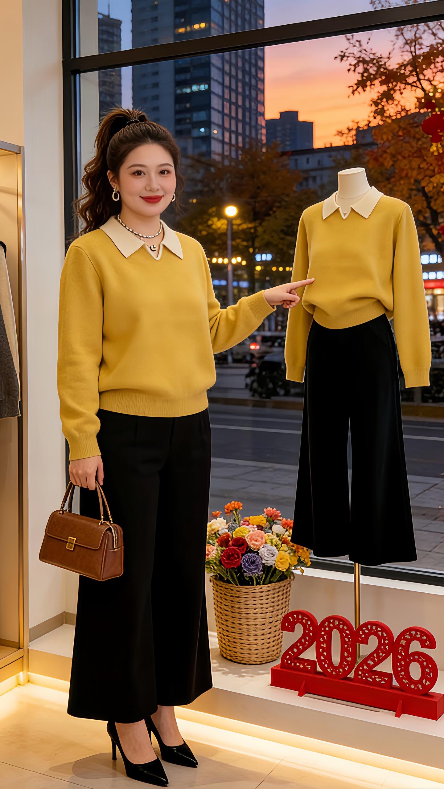 微胖女孩秋冬也要有效穿搭微胖梨形冬天也要美美哒大码女装微胖女生的过年漂...