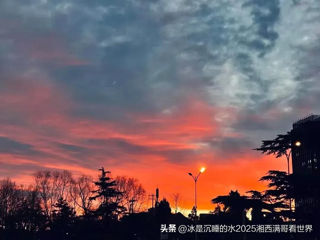 漂亮的晚霞，如梦如幻、美轮美奂。