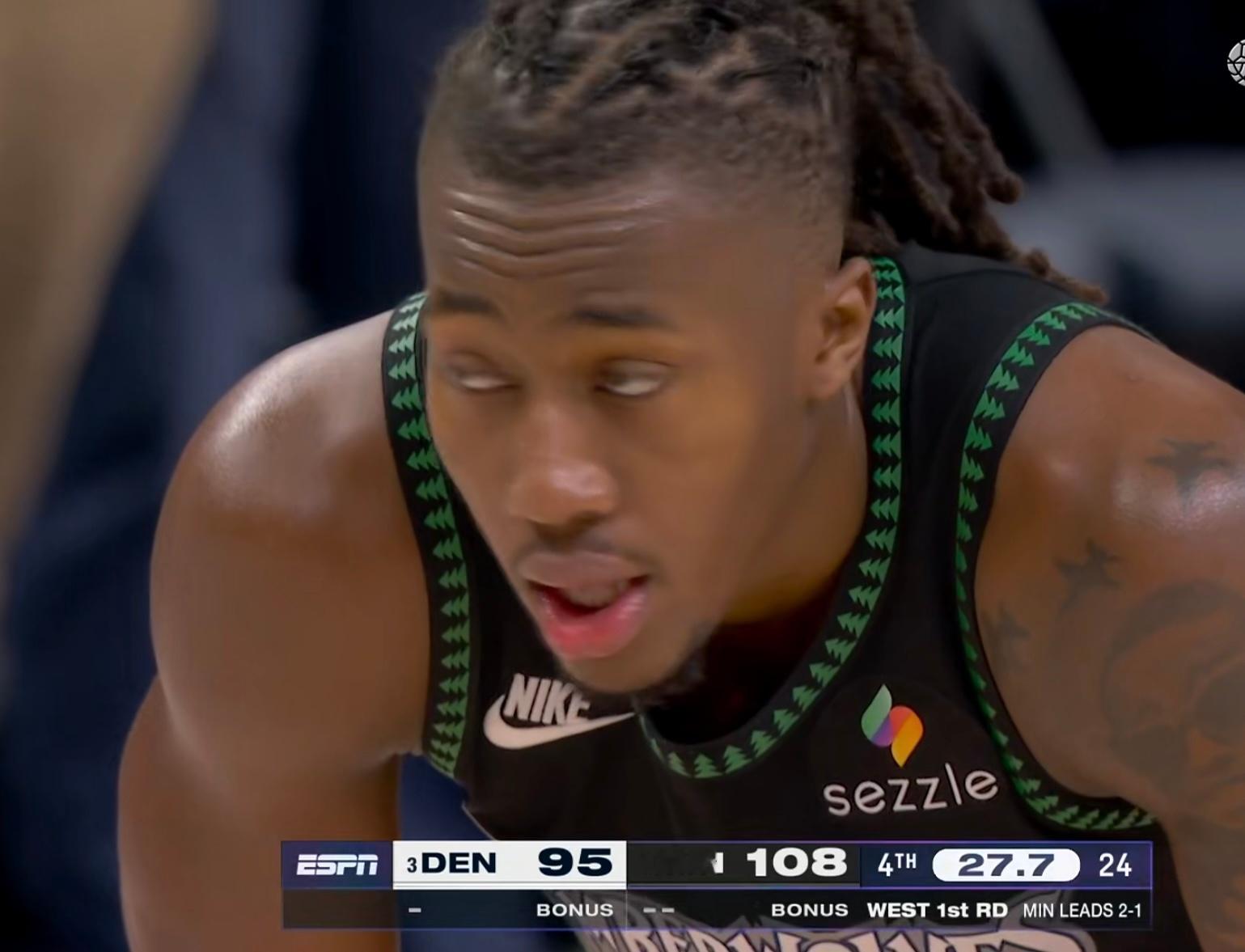 本场MVP，多孙姆请神！出战42分钟，17投13中，三分5中5，12罚12中，得