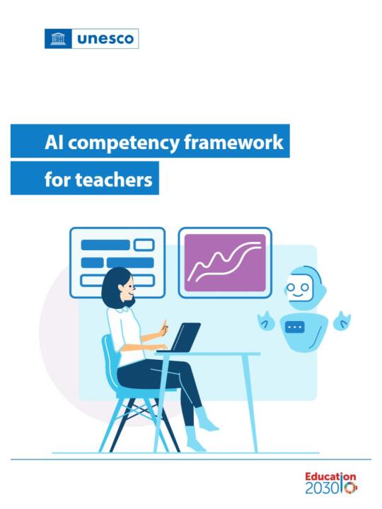 联合国教科文组织 AI 教师能力框架全解析✨