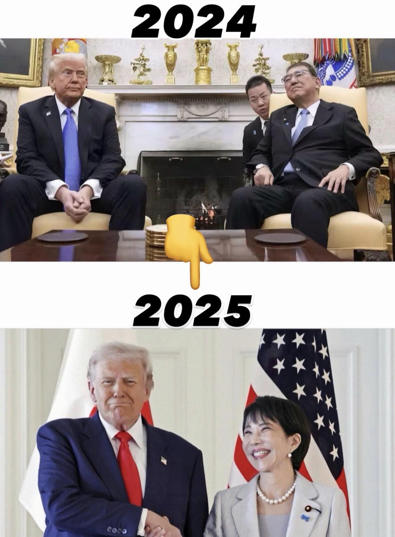 石破茂为何敢在特朗普面前摆架子？主要原因是人家老石就不想当这个首相。

当年石破